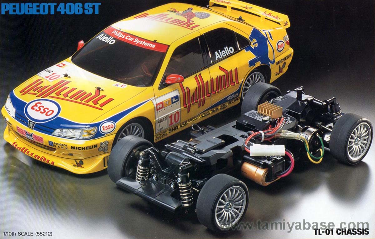 プジョー406STタイヤ★PEUGEOT／プジョー 406ST 1/10スケール